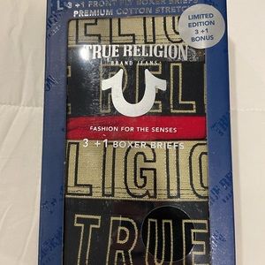 4 pack brand new true religion boxer briefs